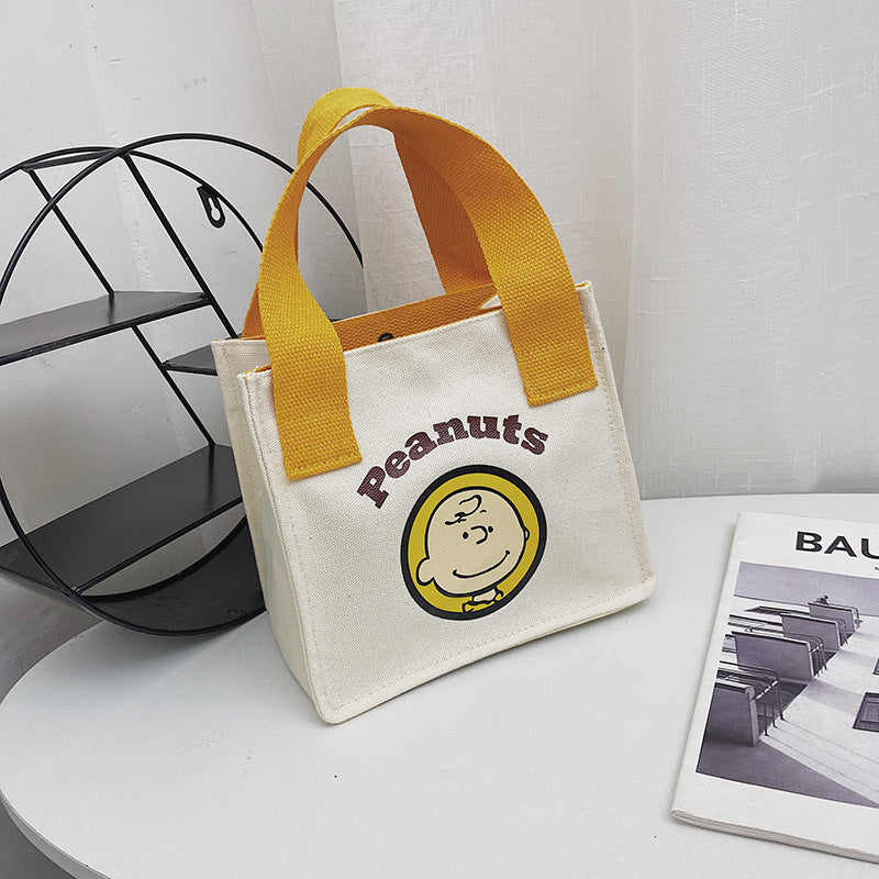 Women's Canvas Stylish Good Texture Simple Portable Handbags