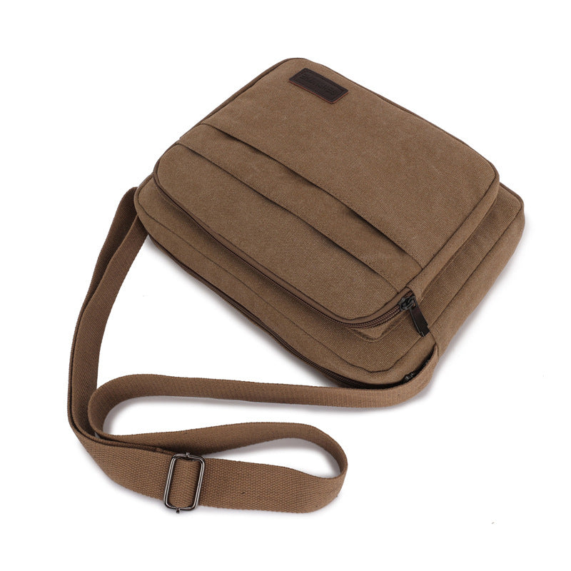 Men's New Canvas Simple Leisure Kit Men's Shoulder Bags