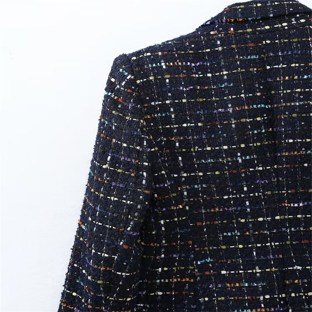 Women's Fashion Commuter Casual Loose Black Color Blazers