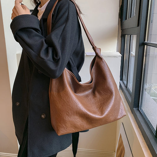 Women's Large Capacity Simple Fashion Texture Today Shoulder Bags