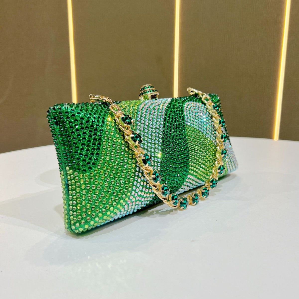 Women's Shining Luxury Full Diamond Bridesmaid Bags