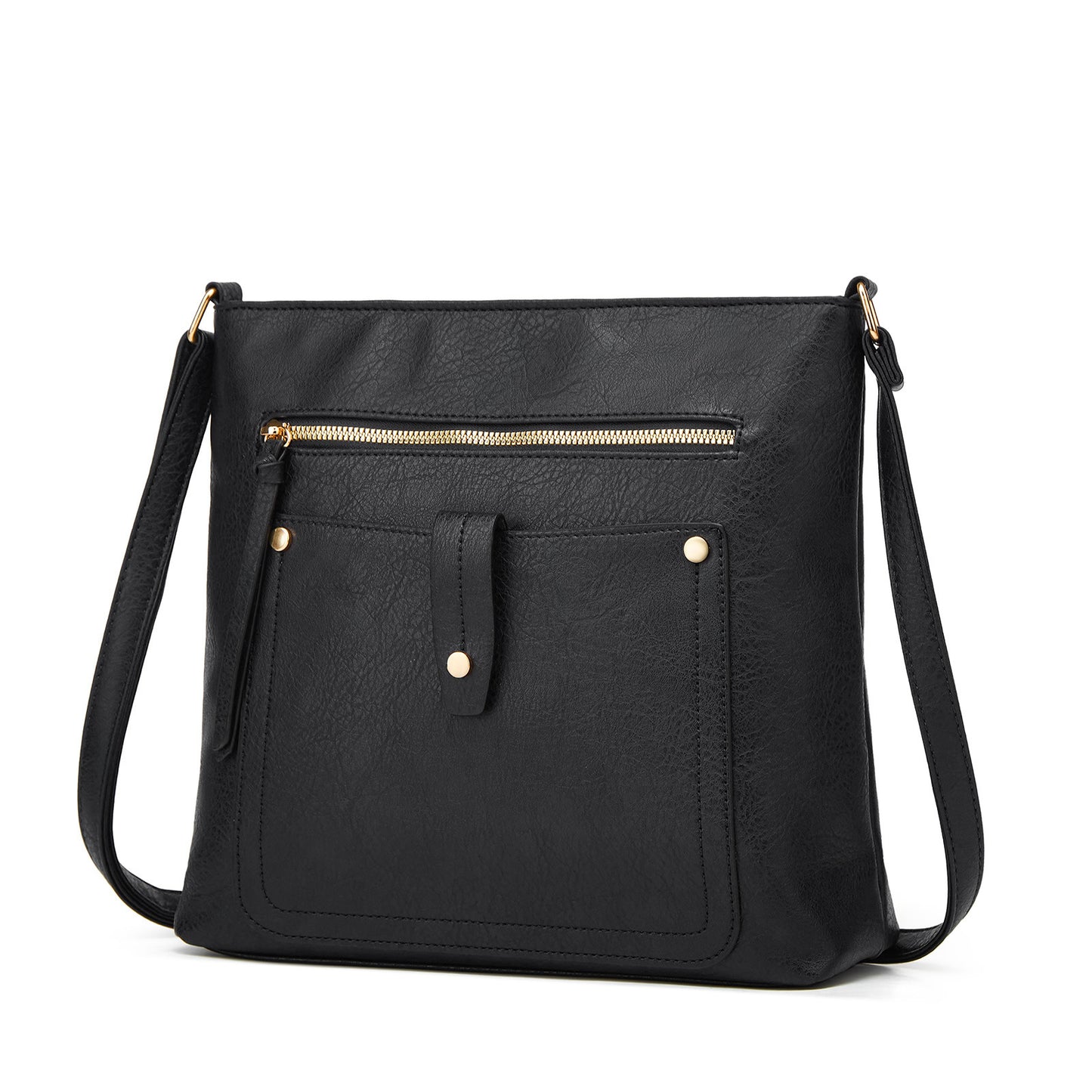 Women's Retro Style Color Contrast Patchwork Mouth Crossbody Bags