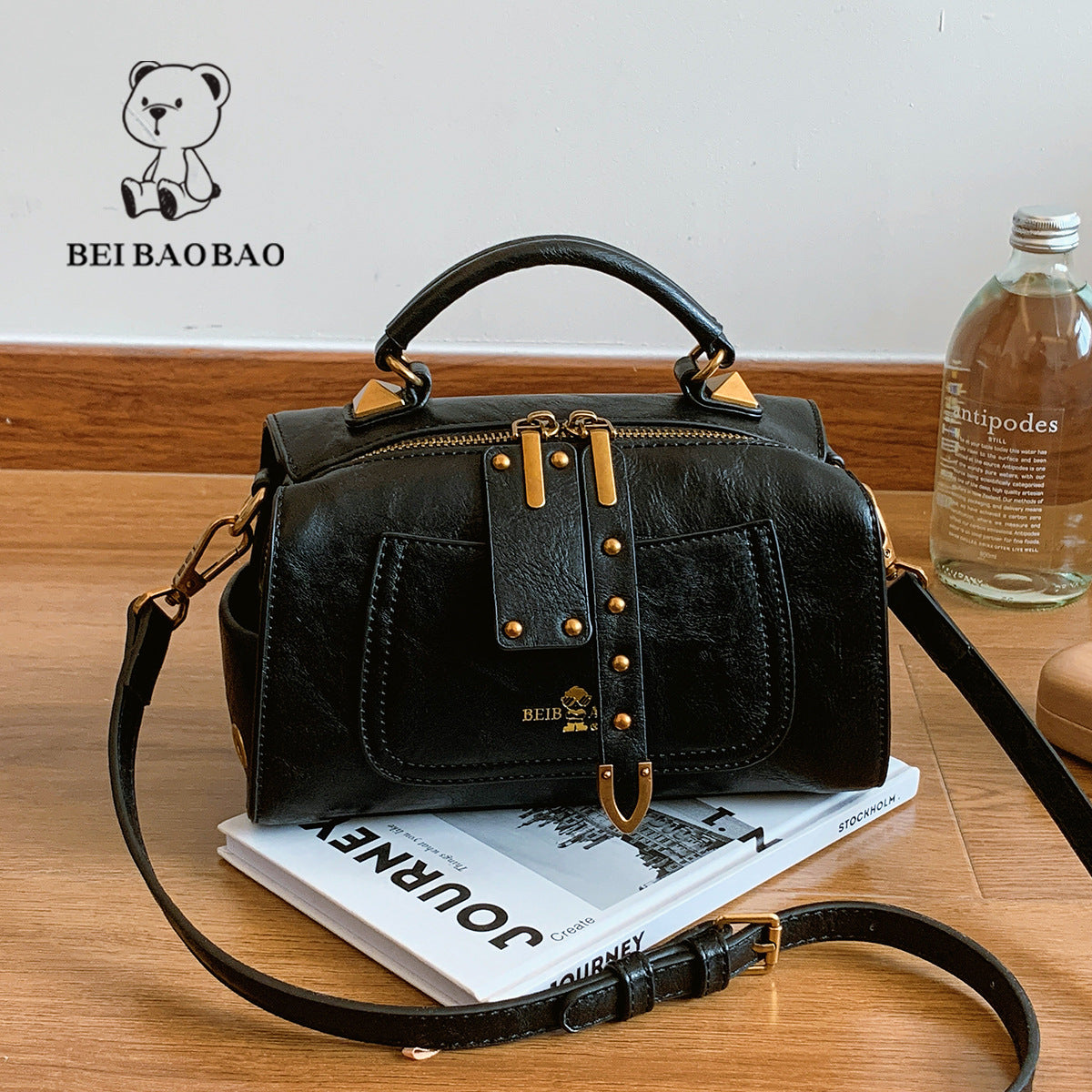 Stylish Slouchy Popular Women's Trendy Boston Bags