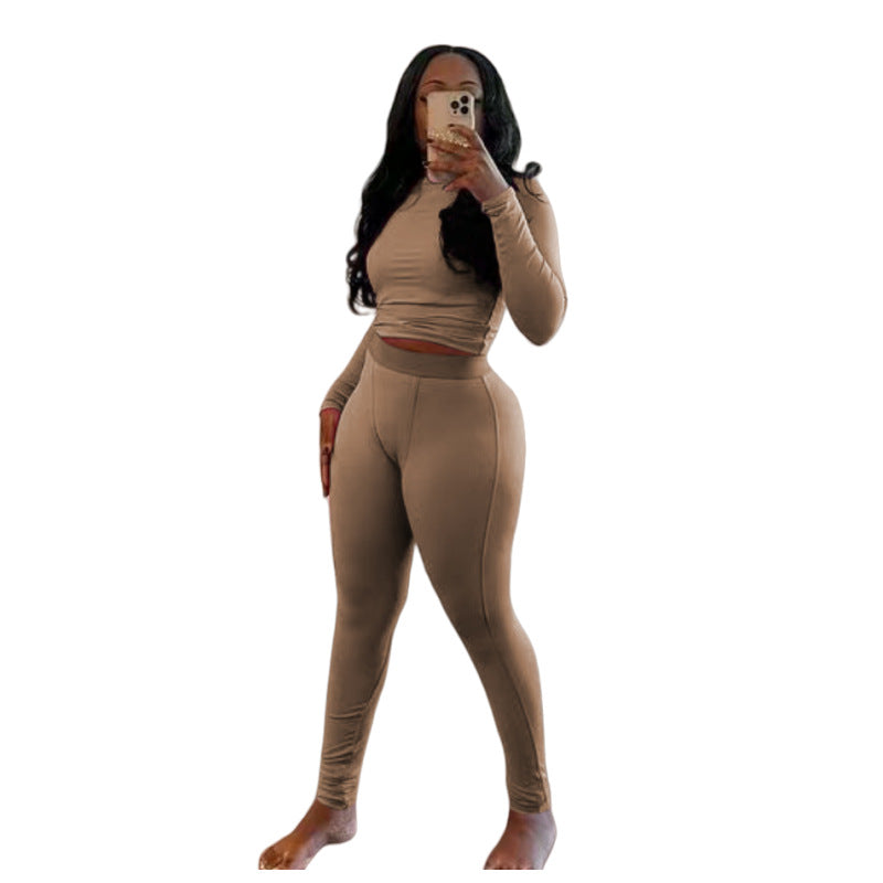 Women's Sports Sunken Stripe Stretch Yoga Suits