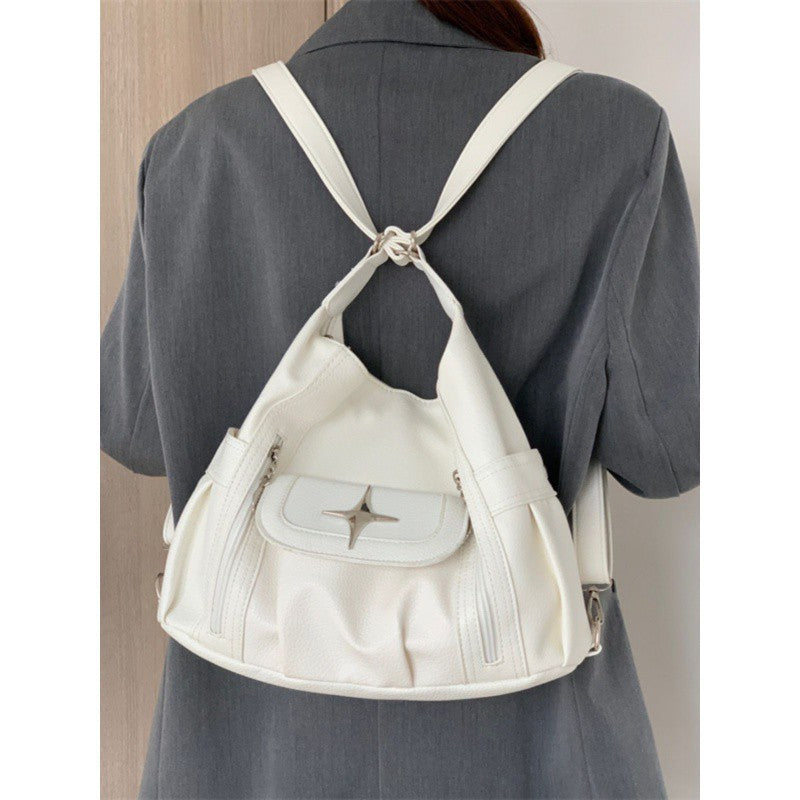 Women's Soft Leather Large Capacity Totes Niche Handbags