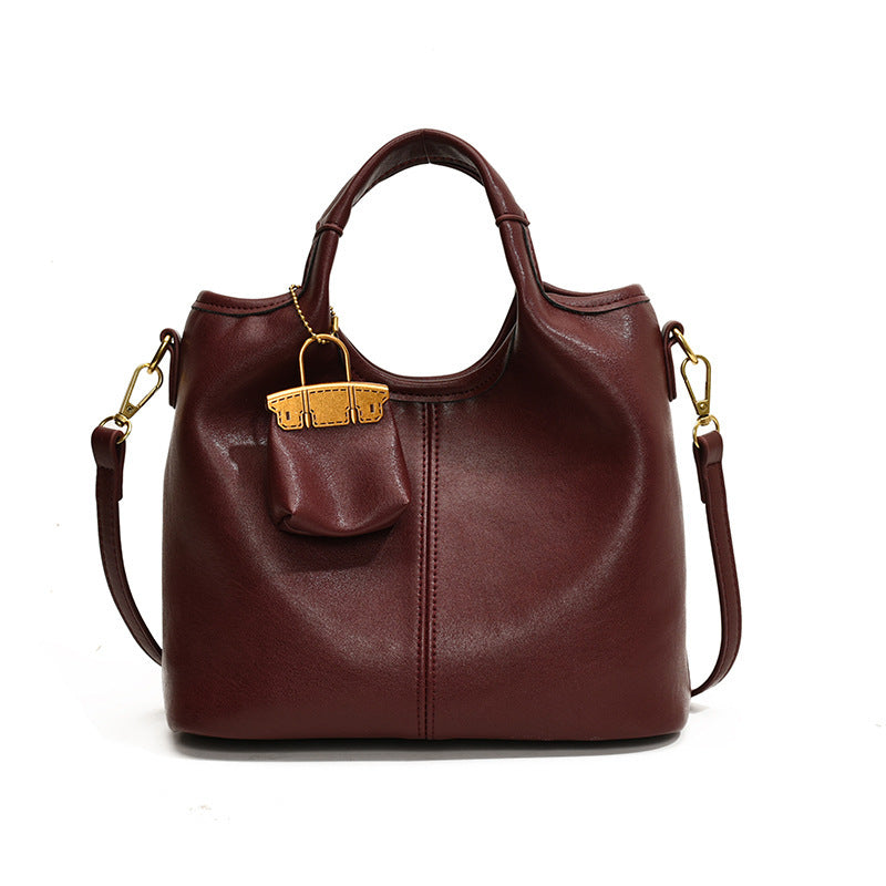 Women's Autumn Retro Fashion Minority Simple High-grade Tote Bags