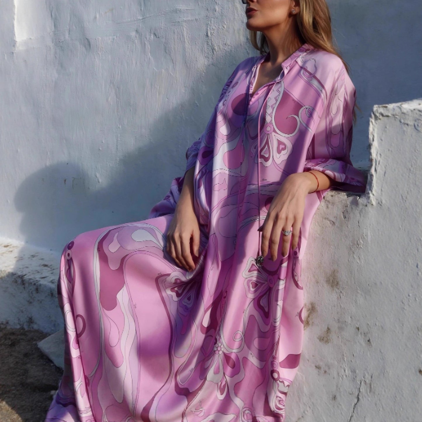 Women's Loose Print Elegant Dress For Dresses