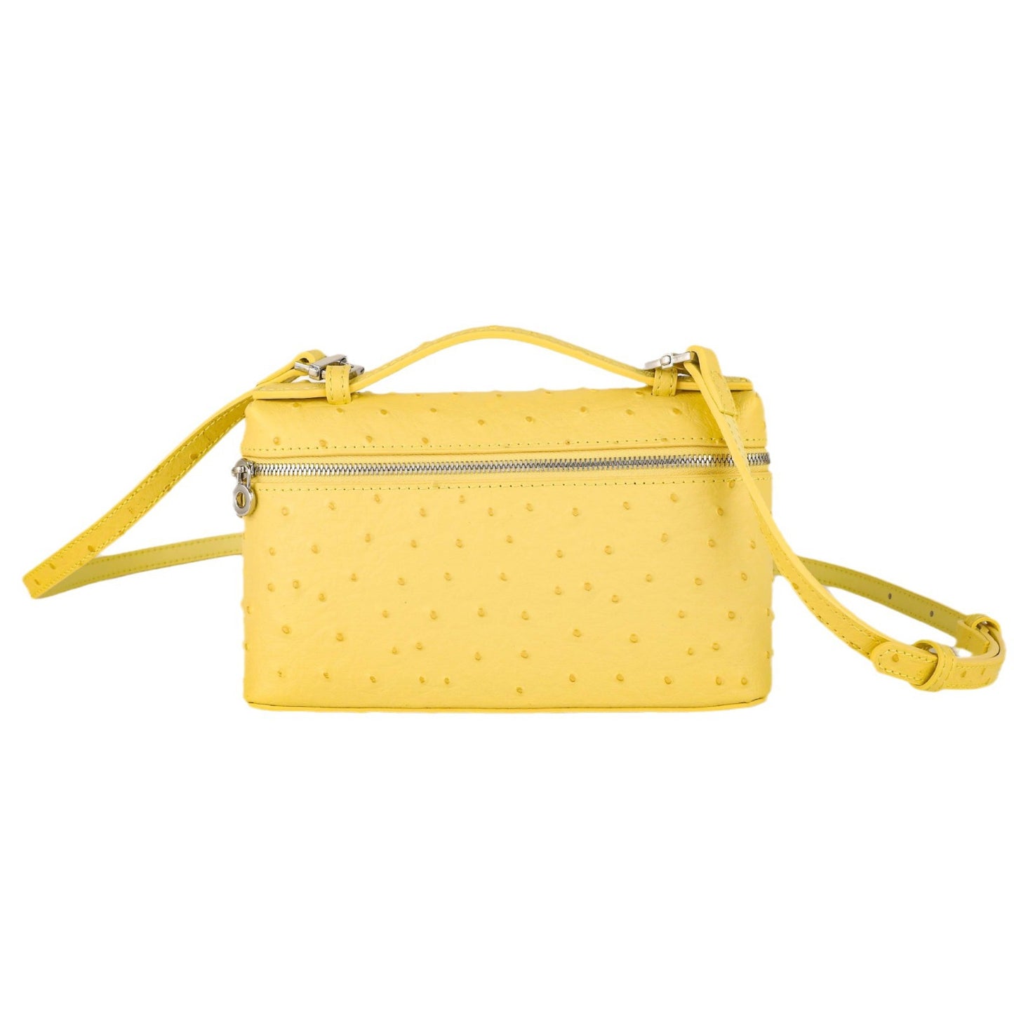 Women's Grain Cowhide Lunch Box High-grade Portable Small Square Bags