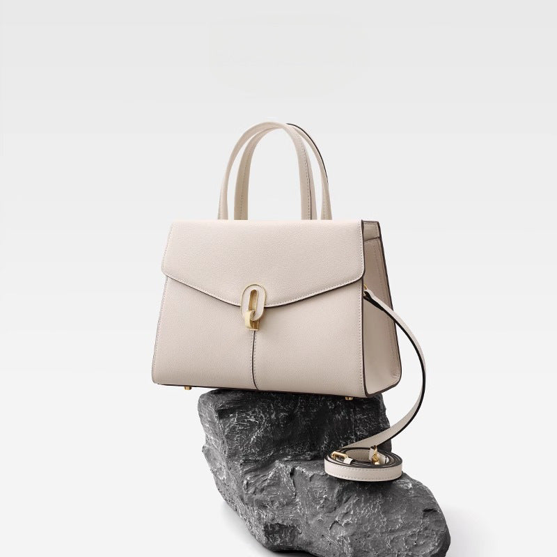 Women's Red Bridal Genuine Leather Light Luxury Handbags