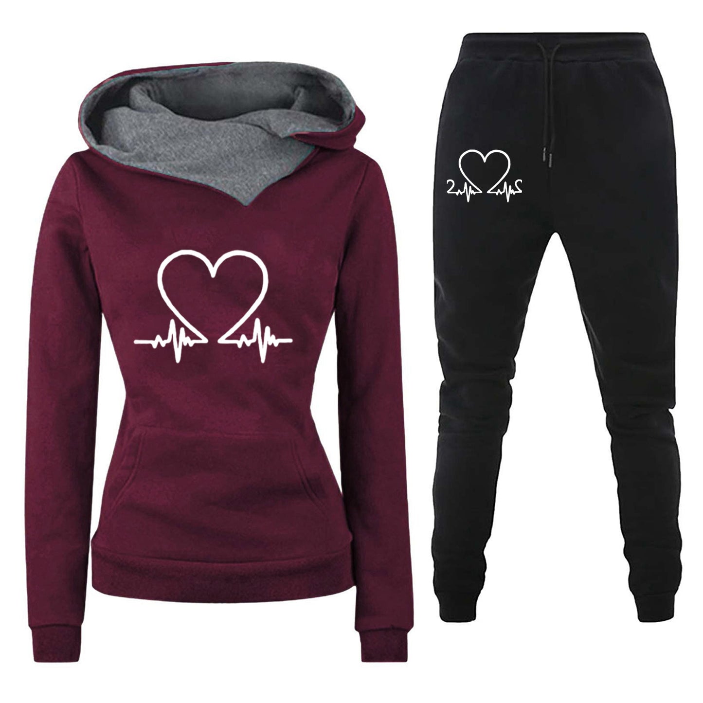 Spring Leisure Sports Heartbeat Frequency Female Women's Sweater, Sweater