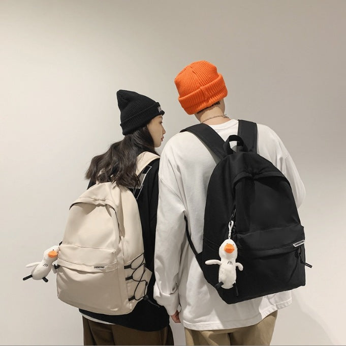 Men's Simplicity Large Capacity Female Junior High Backpacks