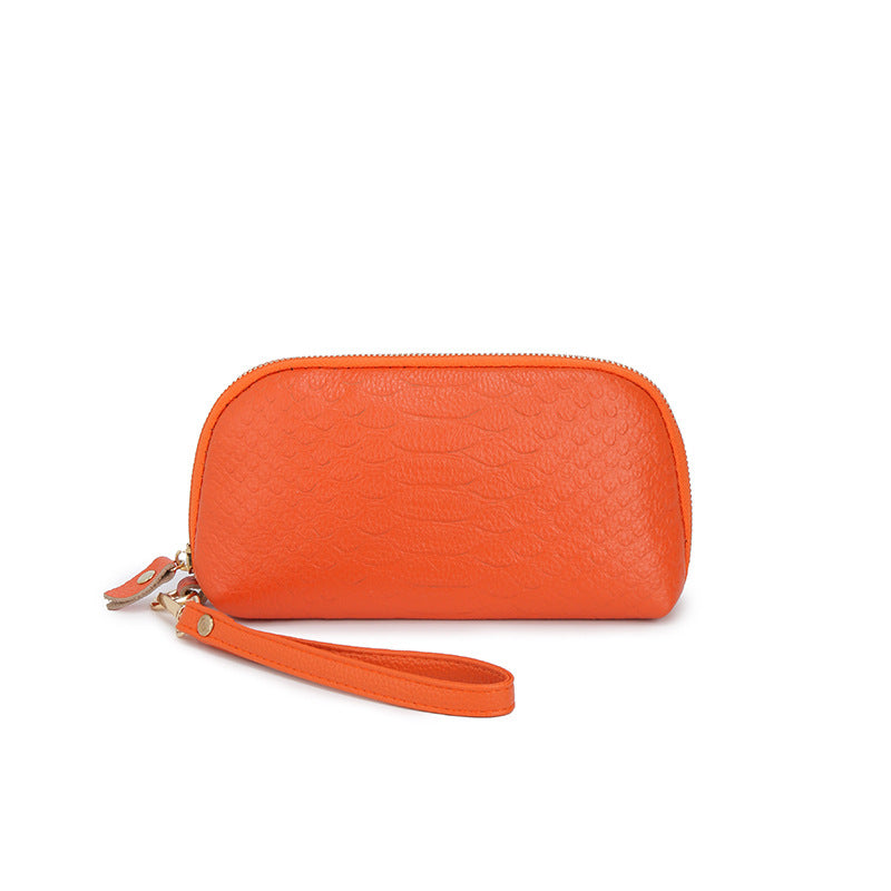 Genuine Leather Clutch Tide Stylish Portable Ladies Wallets