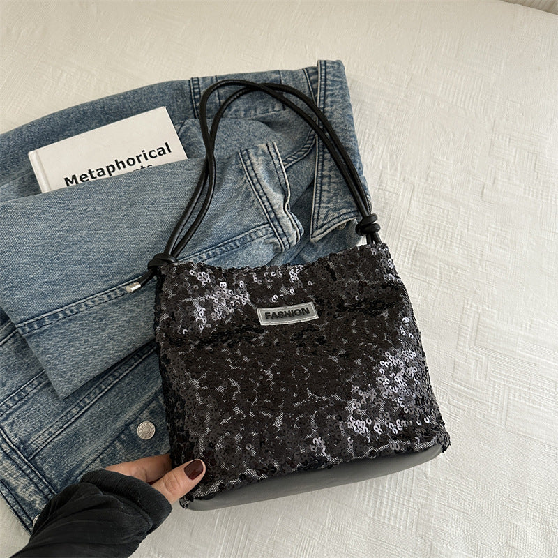 Korean Style One Female Niche Western Tote Bags