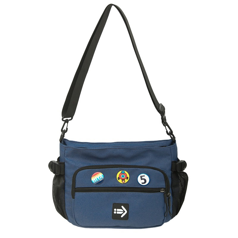 Trendy Male Portable Junior High Tutorial Men's Messenger Bags
