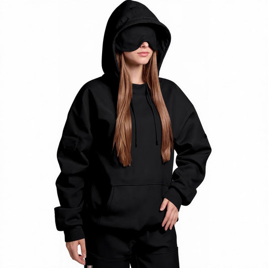 Women's Wear With Built-in Eye Mask Hoodie Sweaters