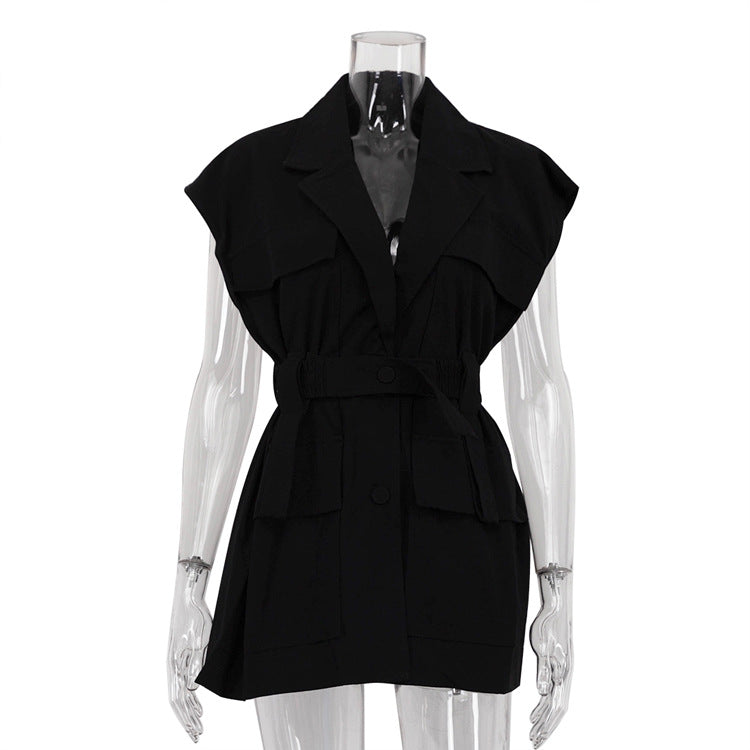 Women's Summer Sleeveless Shirt Trendy Stylish Design Blouses