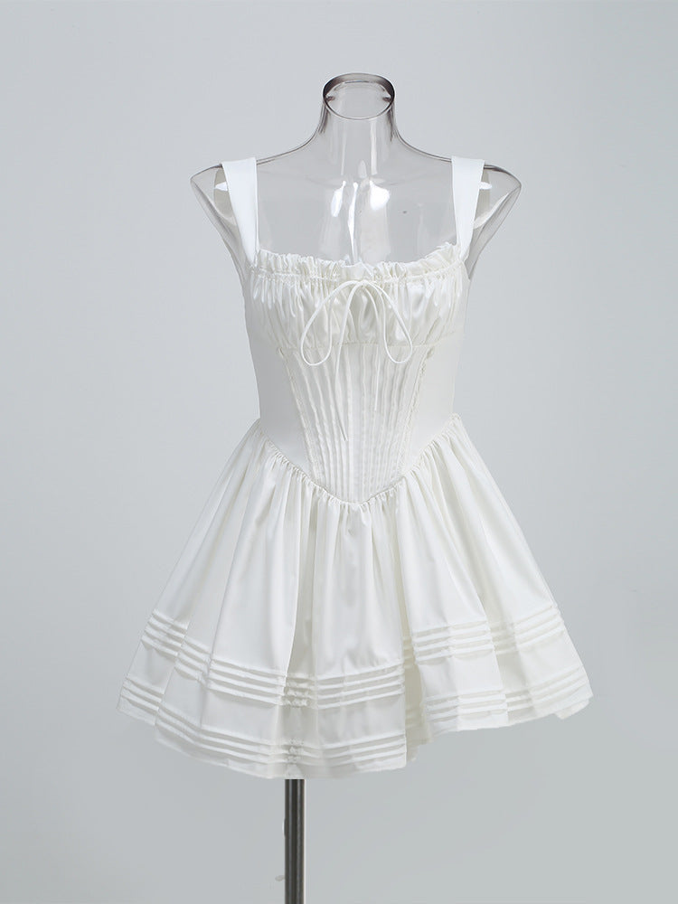 Women's Summer Sexy Floral Suspender Dress Elegant Dresses