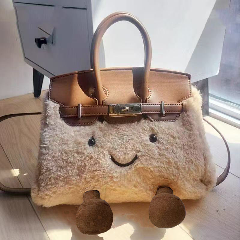 Classy Limited Edition Cute Furry Elf Crossbody Bags