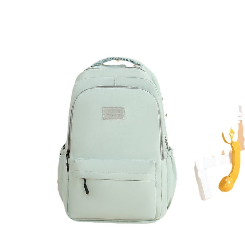 Women's & Men's & Junior's College Style Solid Color High Large Backpacks