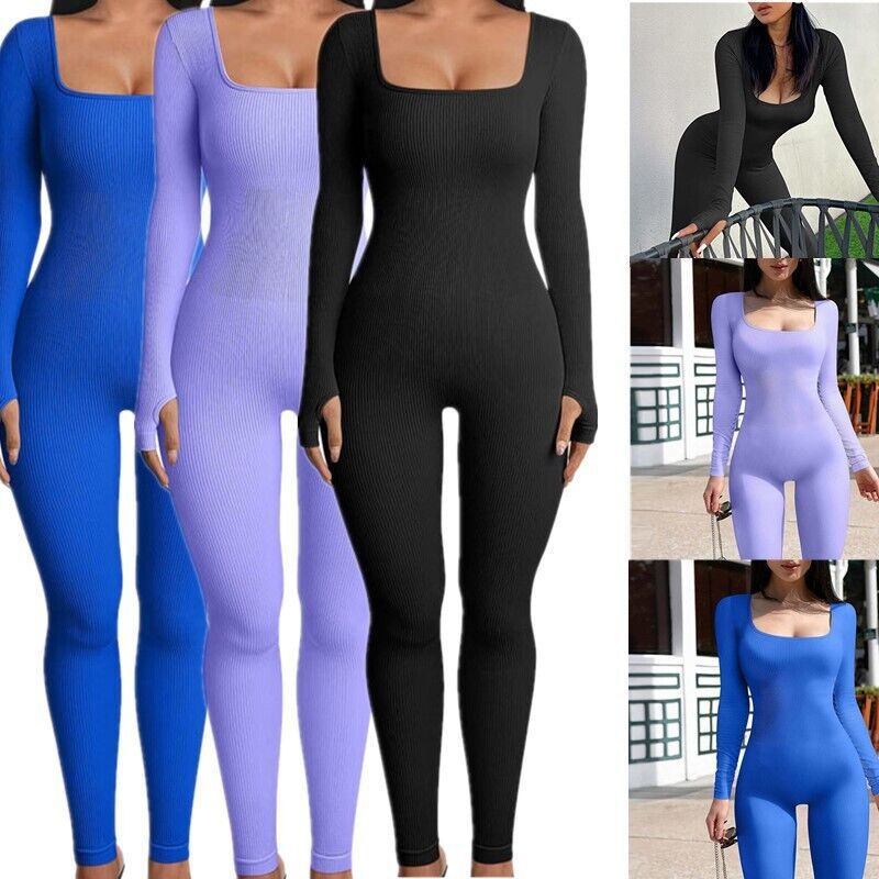Women's Hip Raise Slim Fit Sexy Yoga Sports Women's Jumpsuit/clothing