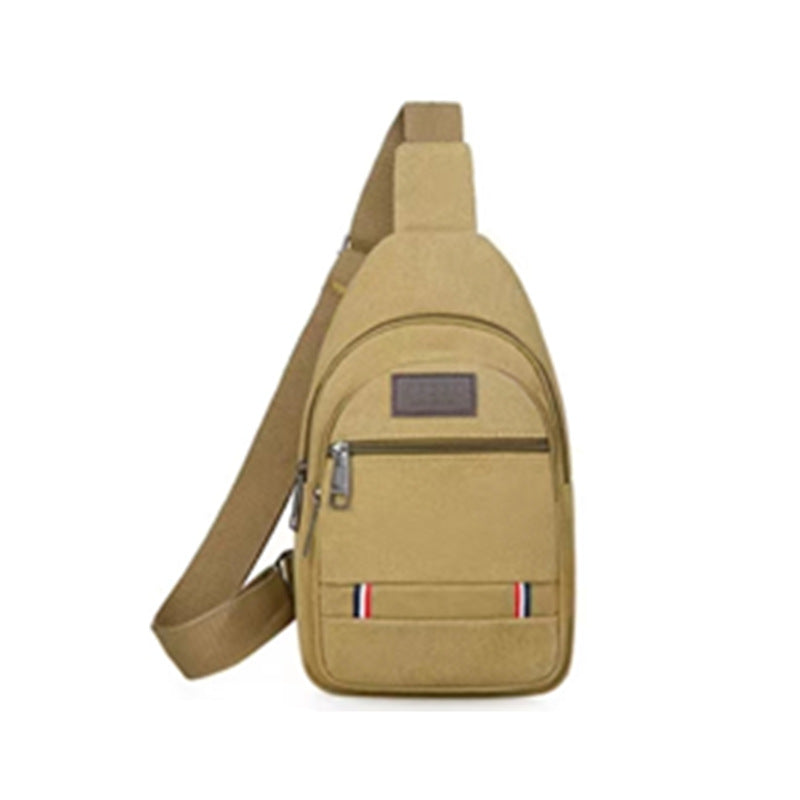 Men's Durable Canvas Fashion Large Capacity Men's Chest Bags