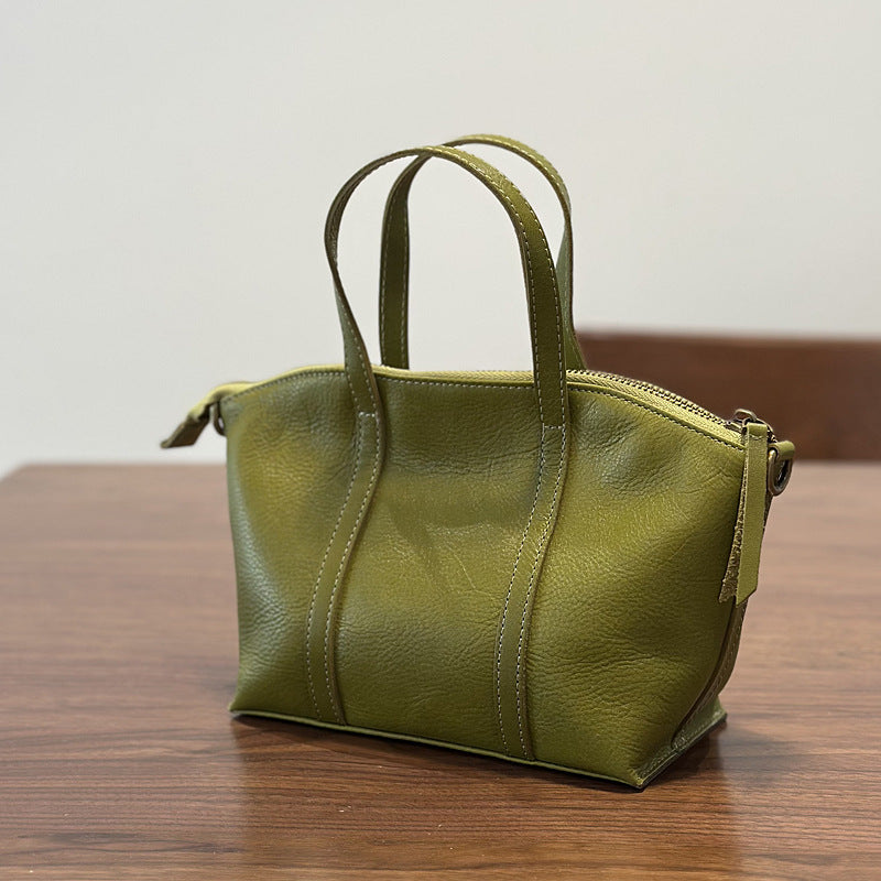Women's Genuine Leather First Layer Korean Style Handbags