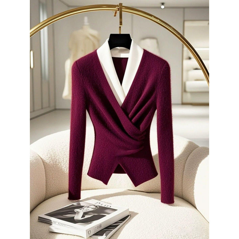 Women's High Sense Lightly Mature Design Long Sweaters