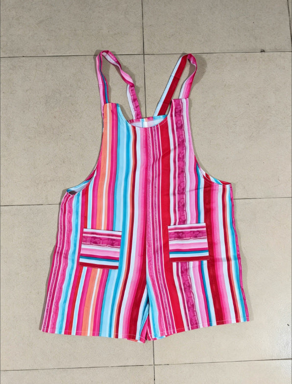 Women's Summer Casual Fashion Suspenders Suspender Women's Jumpsuit/clothing