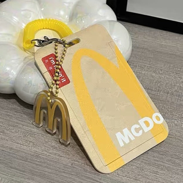 Cute Meal Bus Subway License Ornament Card Holder