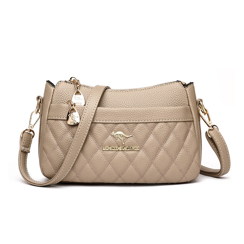 Women's Versatile Pretty Embroidery Thread Mom Shoulder Bags