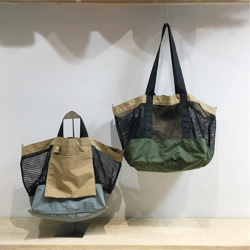 Stylish Beautiful Creative Mesh Large Capacity Handbags