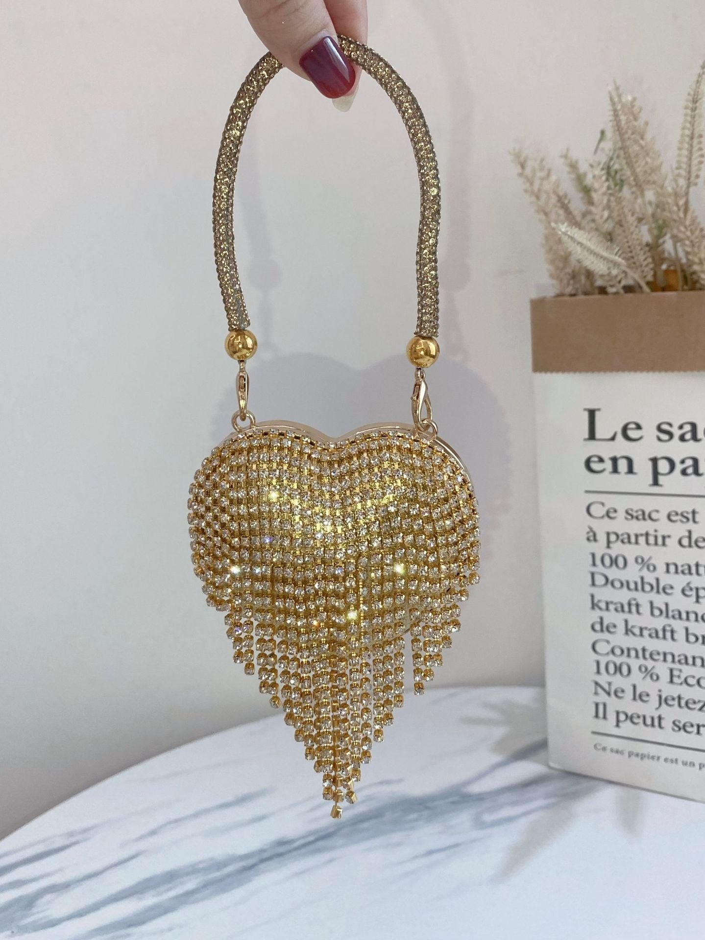 Retro Fashion Heart High-grade Mini Simple Bags
