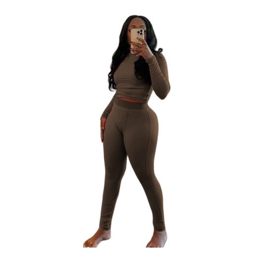 Women's Sports Sunken Stripe Stretch Yoga Suits
