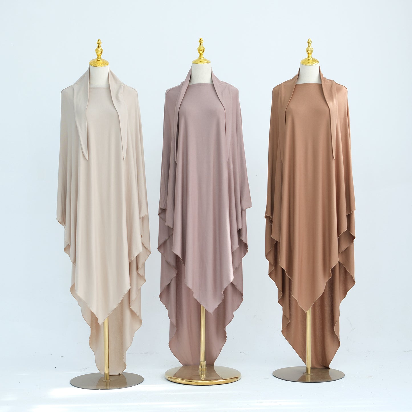 New Comfortable Solid Color Big Scarf Dresses
