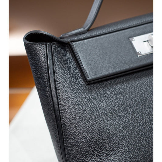 Version Original Cowhide All-steel Hardware Brushed Edge Crossbody Bags