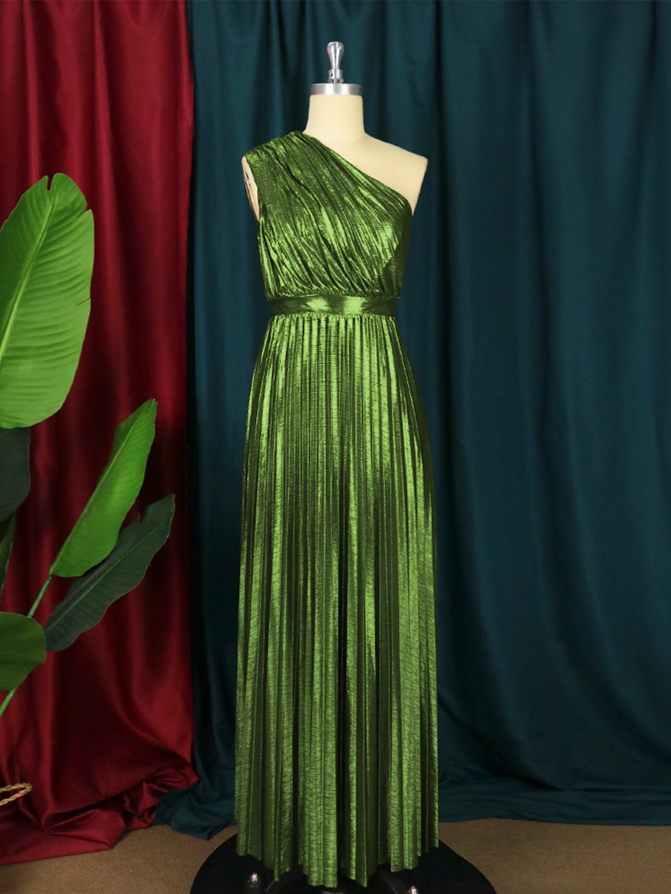 Women's Large Backless Dress Swing Pleated For Dresses