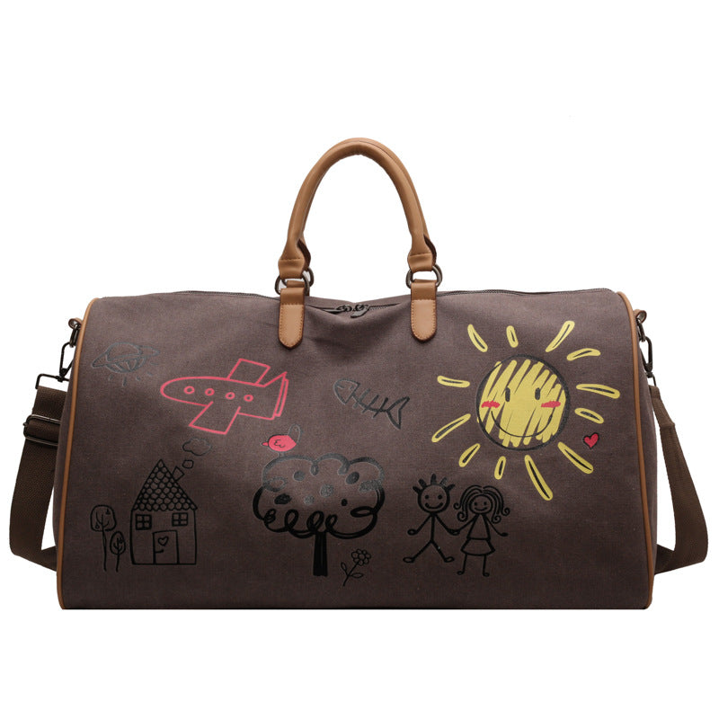 Personalized Trendy Western Style Storage Large Travel Bags