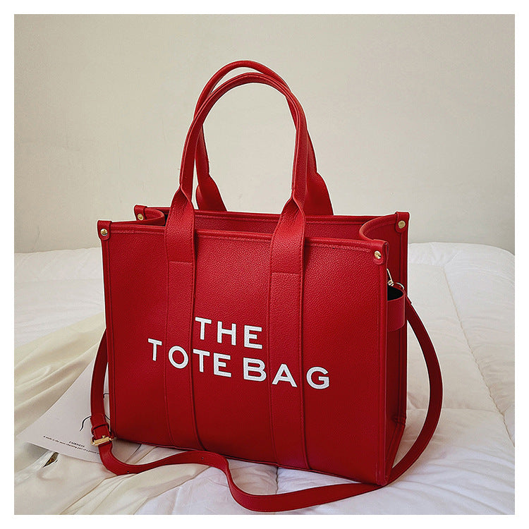Women's Large Capacity Fashion Single Letter Shoulder Bags