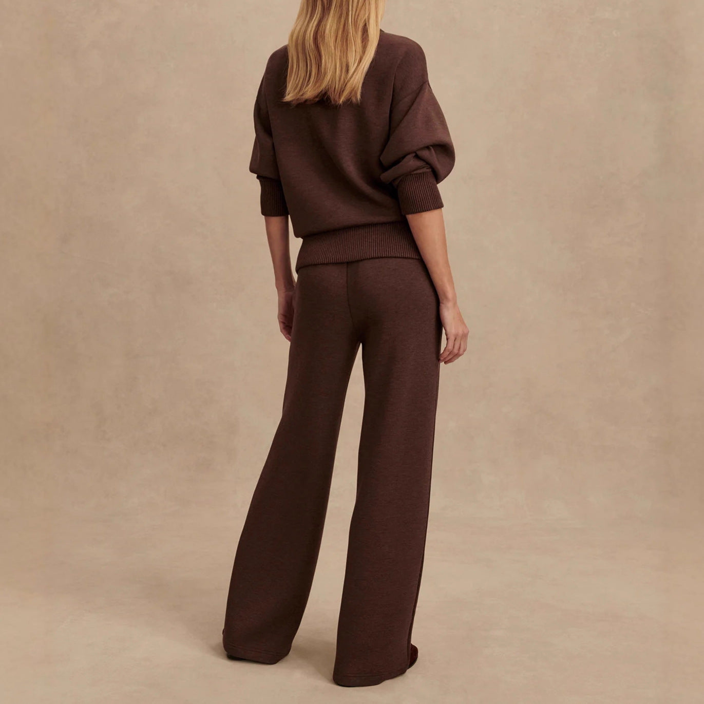 Women's Autumn Zipper Casual Simple Knitting Fashion Suits