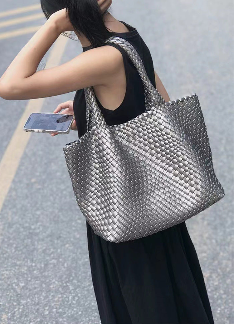Attractive Fashion Capacity Hand-woven Vegetable Basket Bags