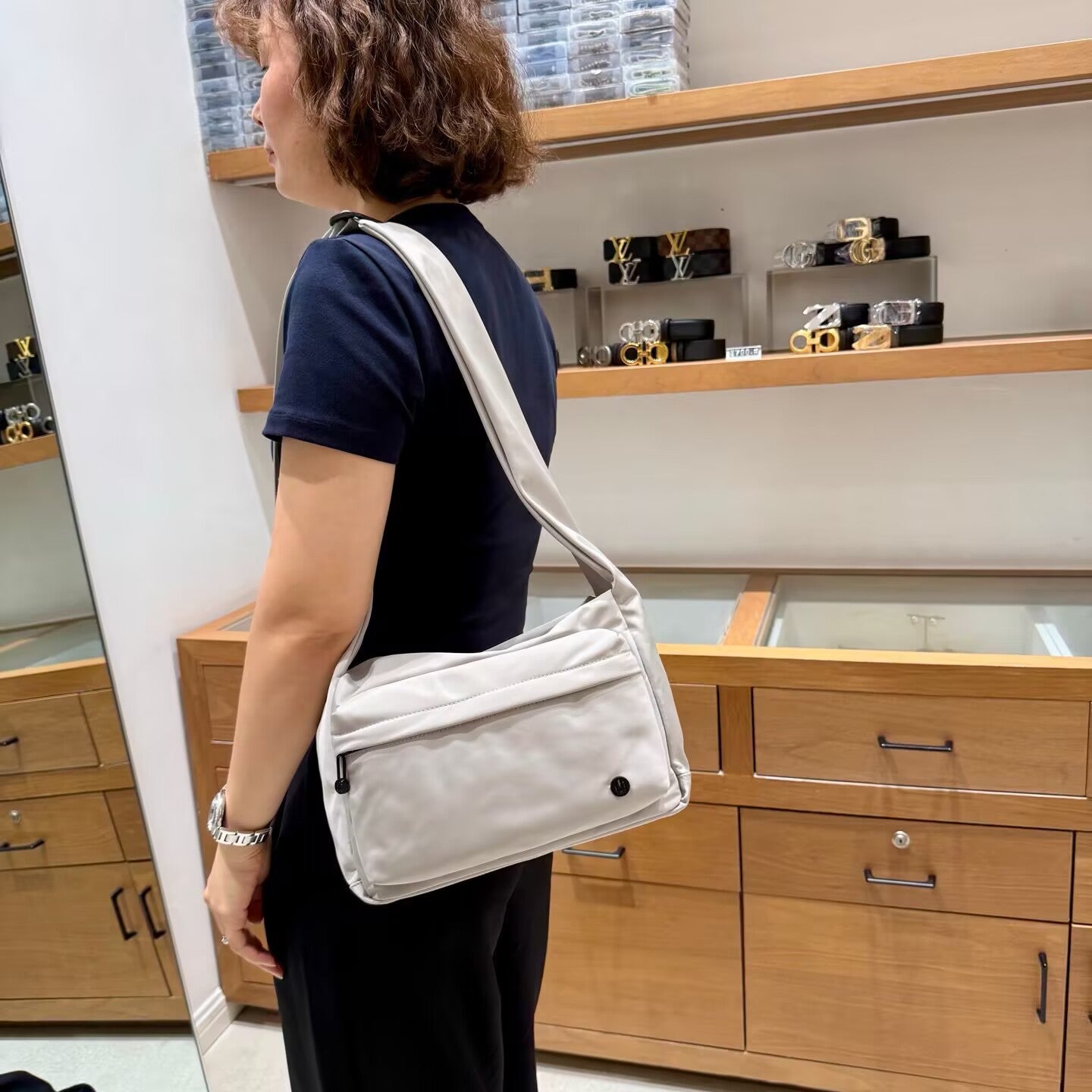 Women's & Men's & Solid Color Lightweight Crossbody Bags