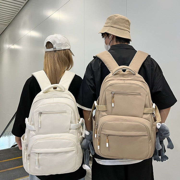 Korean Simple Early High College Leisure Middle School Students' Schoolbags