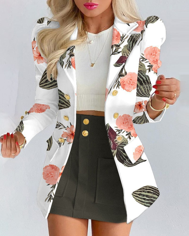 Women's Cool Elegant Slim Two-piece Set Suits