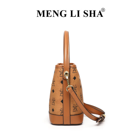 Niche Vintage Fashion Print Cross Body Handbags