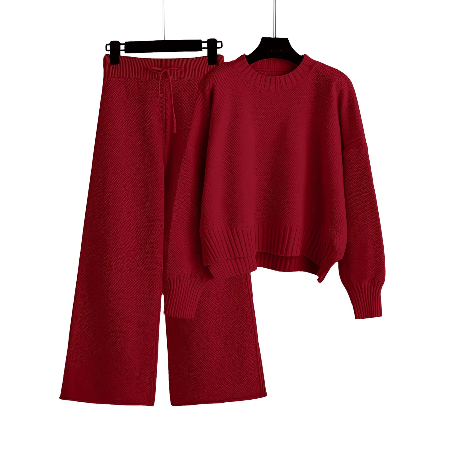 Women's Fashion Casual Knitting Loose Wide Leg Sweaters