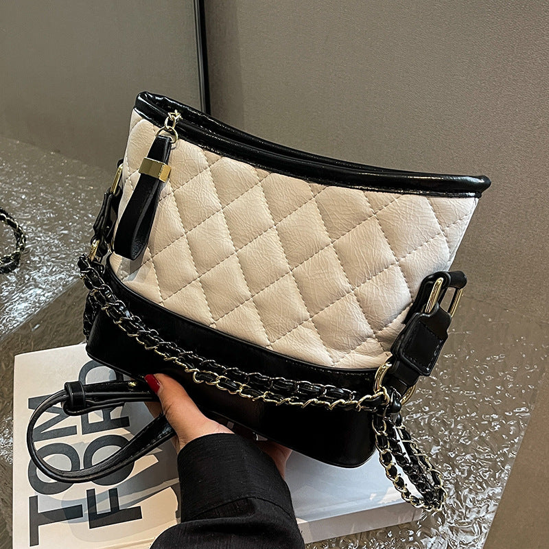 Women's Popular Chain Fashion Diamond Quilted Stray Shoulder Bags