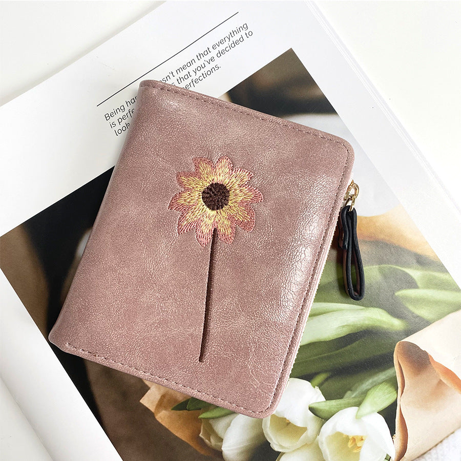 Women's Retro Fashion High-grade Short Multifunctional Ladies Wallets