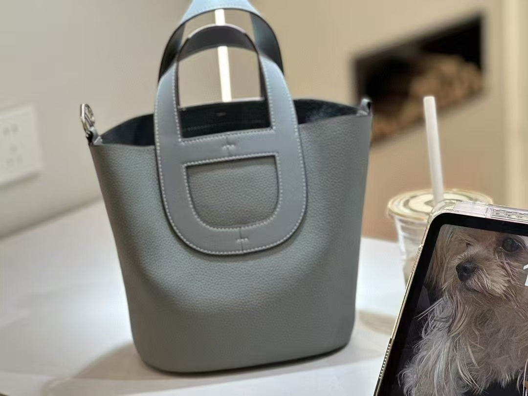 Women's Vegetable Basket Genuine Leather Fashion Combination Crossbody Bags