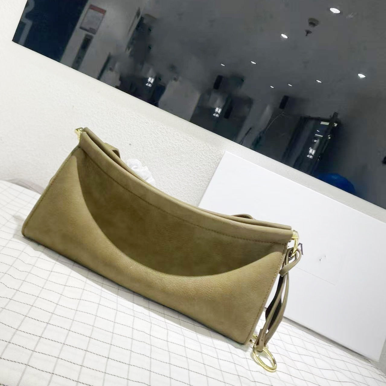 Graceful French Minority Underarm Genuine Leather Armpit Bags