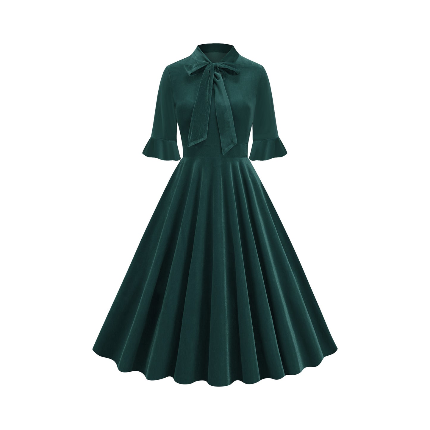Clothes Dress Sleeve Bow Elegant Retro Shorts